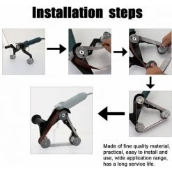 LIFCAUSAL Multifunktionaler Eisen-Winkelschleifer Schleifbandadapter Zubehör Für Schleifmaschine Schleif-Poliermaschine (Typ 2) -Winkelschleifer Verkaufe 67221877 3
