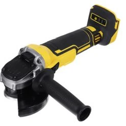 DRILLPRO 100mm Akku Winkelschleifer Trennschleifer Schleifmaschine Gelb + Schwarz