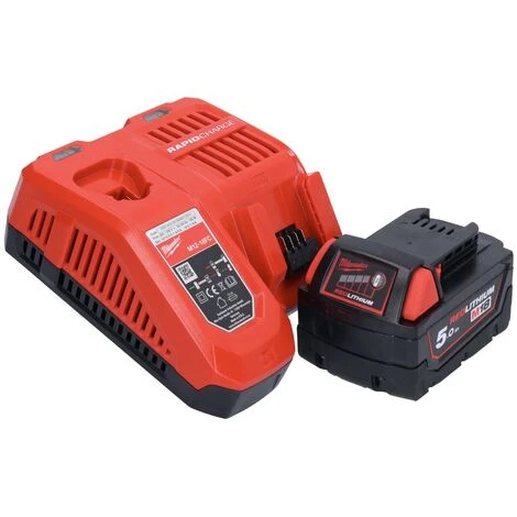 Milwaukee M18 FSAG 125X-501X Akku Winkelschleifer 18 V 125 Mm Brushless + 1x Akku 5,0 Ah + Ladegerät + HD Box 5 Milwaukee M18 FSAG 125X-501X Akku Winkelschleifer 18 V 125 Mm Brushless + 1x Akku 5,0 Ah + Ladegerät + HD Box – Bild 5