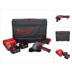 Milwaukee M18 FSAG 125X-402X Akku Winkelschleifer 18 V 125 Mm Brushless + 2x Akku 4,0 Ah + Ladegerät + HD Box