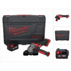Milwaukee M18 FSAG 125X-501X Akku Winkelschleifer 18 V 125 Mm Brushless + 1x Akku 5,0 Ah + HD Box - Ohne Ladegerät