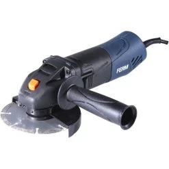 FERM Winkelschleifer- 500W - 115mm - Mit Elektronische Wiederanlaufschutz Und Verstellbare Seitengriff